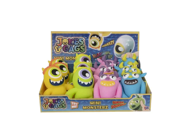 Jokes & Gags Squishy Mini Monsterz Light-up Super Squeezy Toy - Assorted