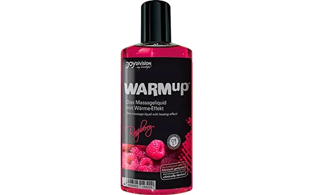 Joydivision Warmup Warming Massage Oil Raspberry - 150 Ml product image