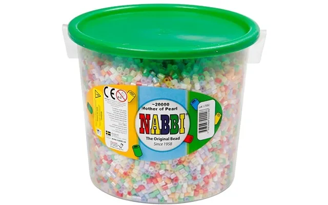 Nabbi Medium Tube Beads Mother Of Pearl Mix - 20000 Pcs product image