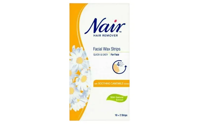Nair Facial Wax Strips Quick & Easy Hair Remover - 12 Pcs product image