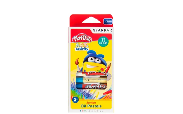 Play-doh Jumbo Oil Pastel Set - 12 Pcs product image