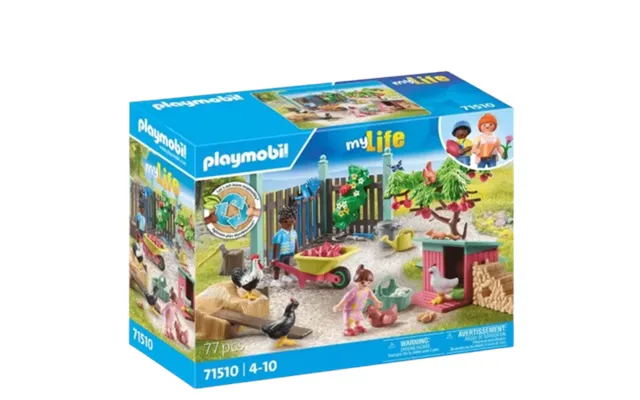 Playmobil My Life Little Chicken Farm In The Tiny House Garden Playset product image