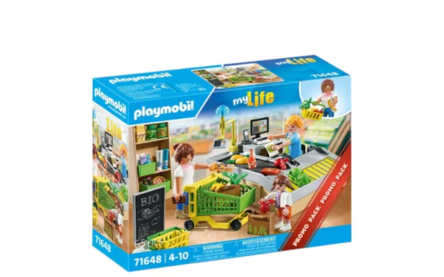 Playmobil My Life Organic Supermarket Playset product image