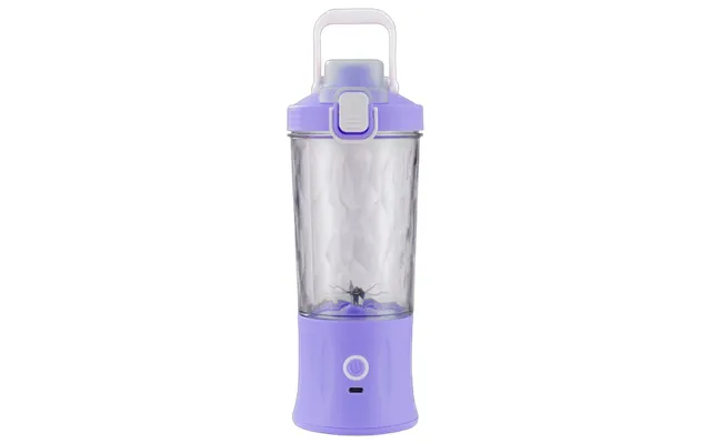 Portable Purple Wireless Usb Smoothie Blender & Ice Crusher