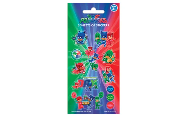 Pyjama Heroes Stickers 6 Sheets product image