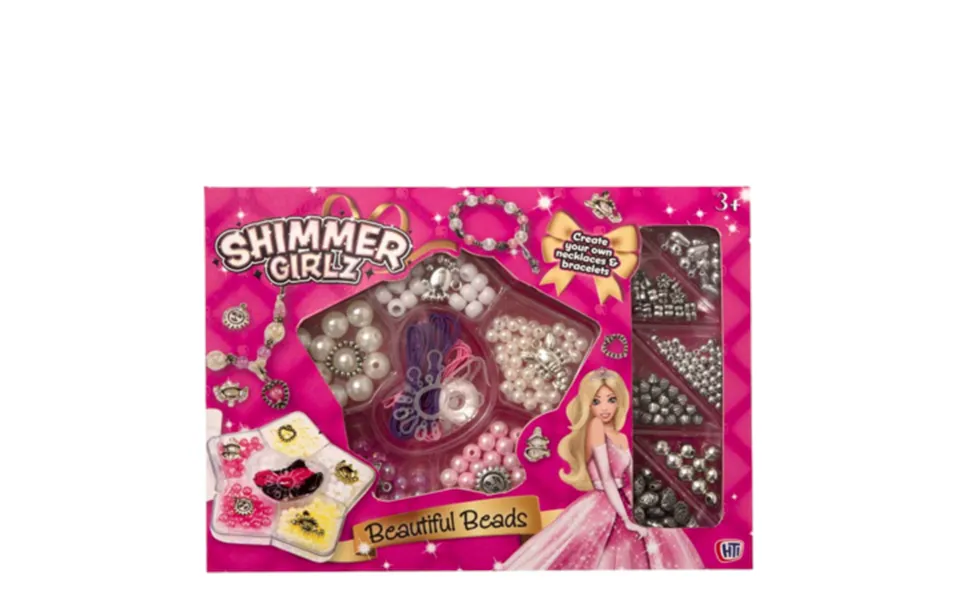 Shimmer Girlz Beautiful Beads Jewellery Kit Assorted