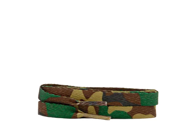 Shoestring Laces - Green Camouflage