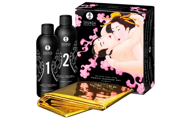 Shunga Sparkling Strawberry Massage Gel - 2 X 225ml product image