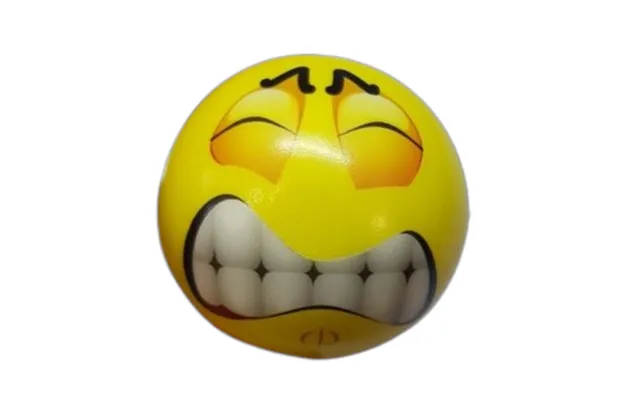 Squishy Emoji Stress Relief Squeeze Ball - 6.3 Cm