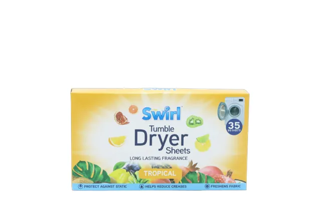 Swirl Tropical Scent Tumble Dryer Sheets - 35 Pcs