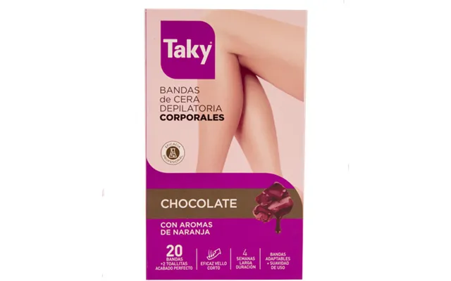 Taky Chocolate Body Wax Strips - 20 Pcs product image