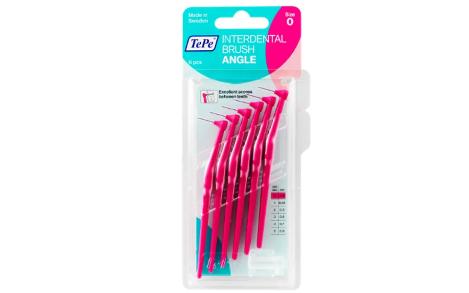 Tepe Gap Brushes Size 0 - 6 Pcs
