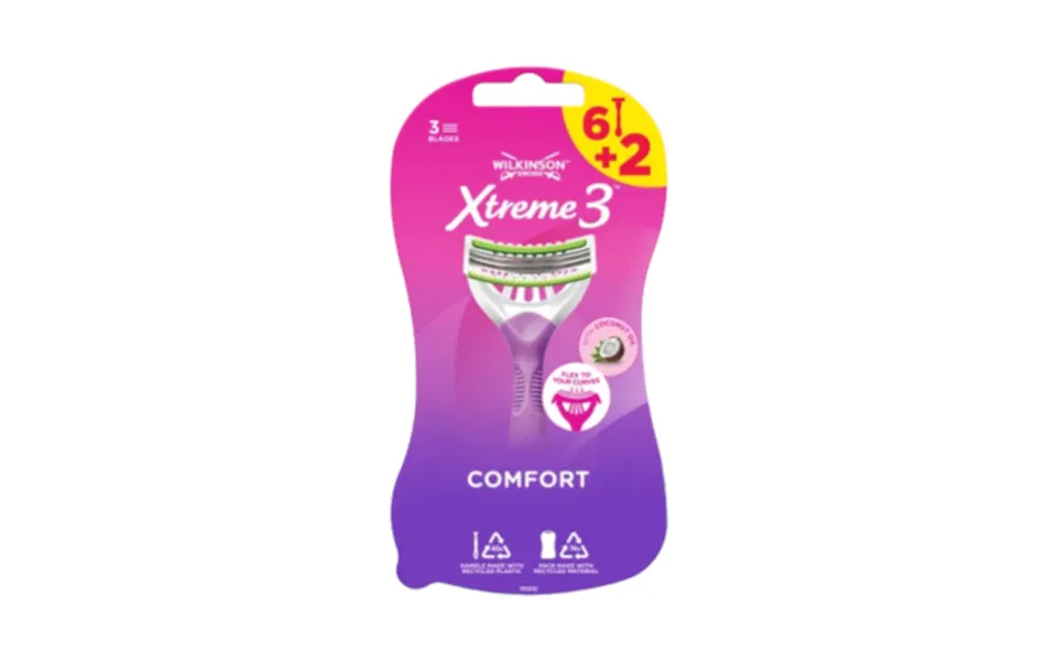 Wilkinson Sword Xtreme 3 Beauty Razors - 8 Pcs