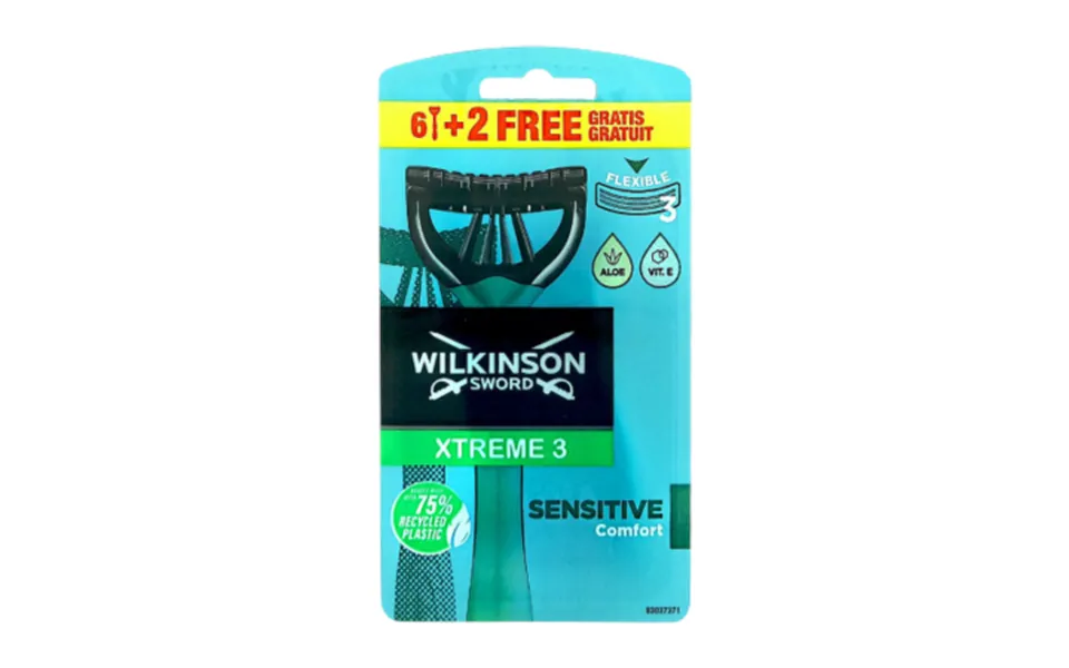 Wilkinson Sword Xtreme 3 Sensitive Razors - 8 Pcs
