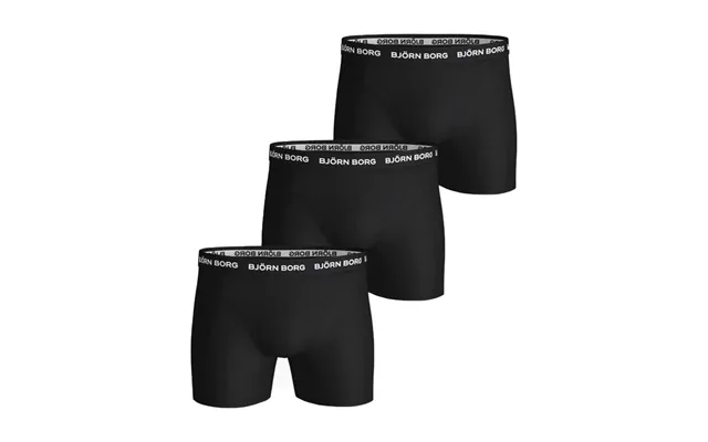 Björn Borg Essential 3-pack Cotton Strech Shorts Black - Size S product image