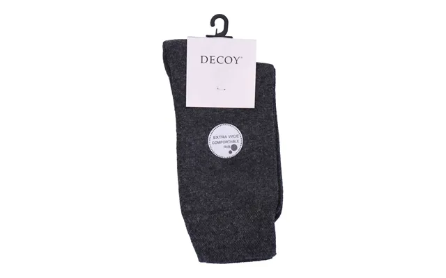 Decoy Ekstra Wide Comfortable Rib Socks Grey 37-41 product image