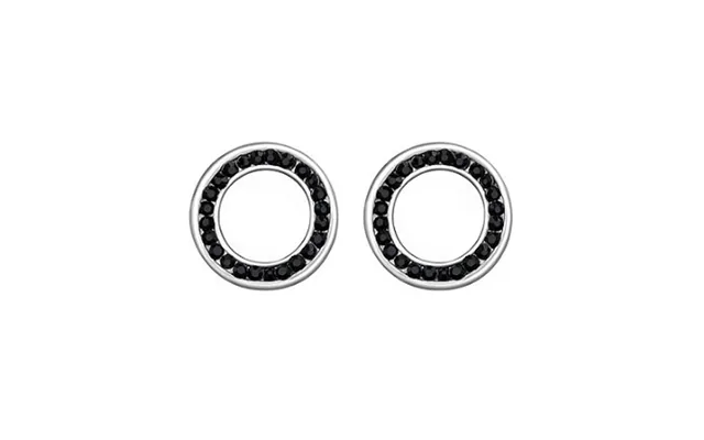 Everneed Crystal - Silver With Black Zirconia