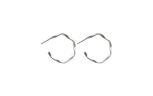 Everneed Maya My Twist Silver Hoop Earrings