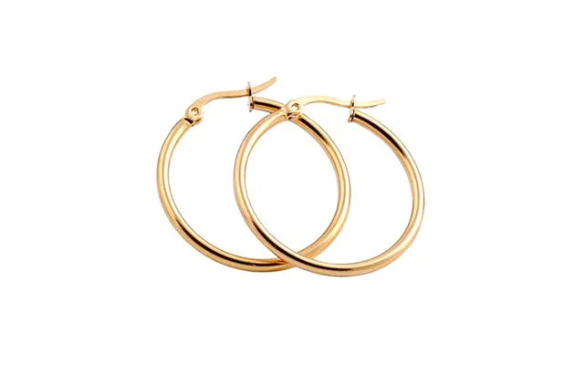 Everneed Mille Gold Hoop Earrings Large