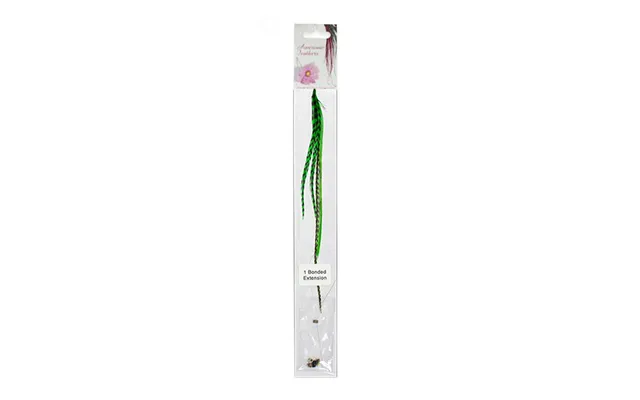 Feather Extensions - Green Long