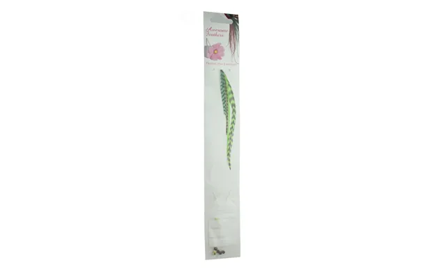 Feather Extensions - Green Short