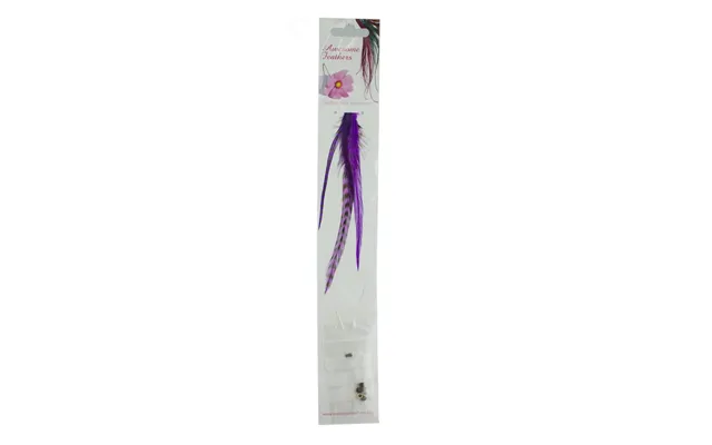 Feather Extensions - Purple Short