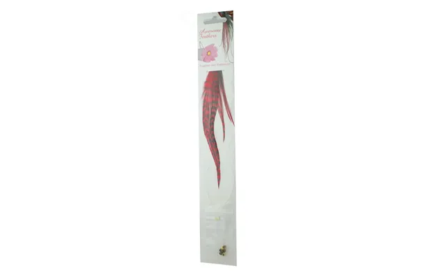 Feather Extensions - Red Short
