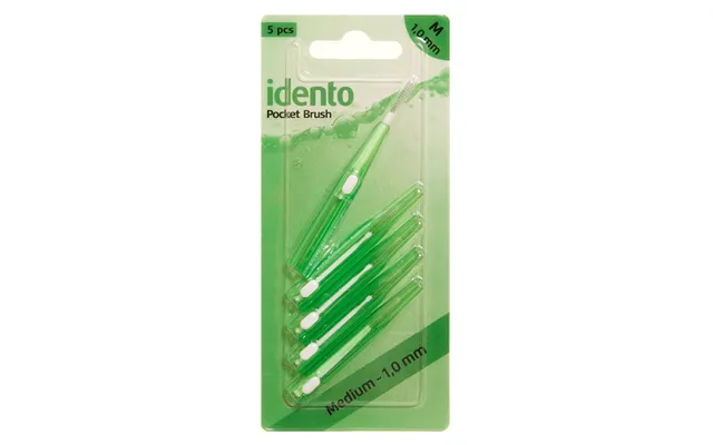 Idento Pocket Brush 5 X 1,0mm Green