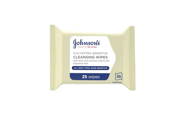 Johnsons Make-up Be Gone 5-in-1 Extra-sensitive Cleansing Wipes