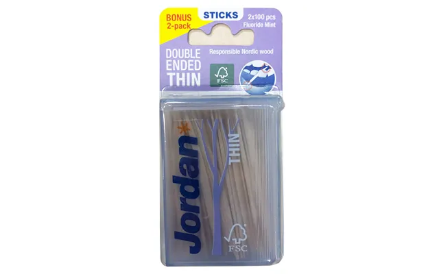 Jordan Dental Stick Thin 2-pack