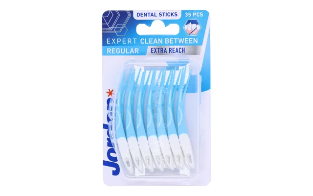 Jordan Dental Sticks Expert Clean Between Regular Blue