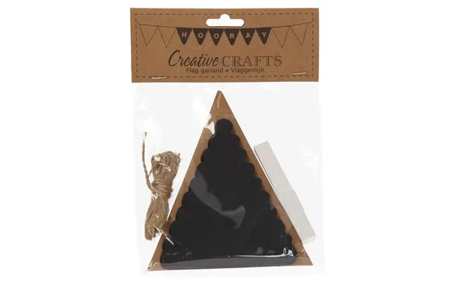 Party Collection Flag Garland Black 2