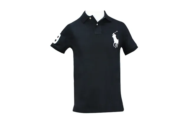 Ralph Lauren Custom Slim Fit Polo Black