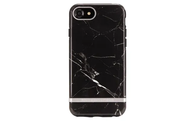 Richmond And Finch Black Marble - Silver Iphone 6 6s 7 8 Cover