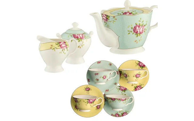 Aynsley Archive Rose Afternoon Teaset 1