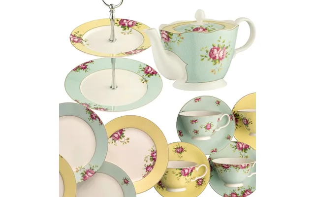 Aynsley Archive Rose Afternoon Teaset 2