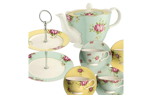 Aynsley Archive Rose Afternoon Teaset 3