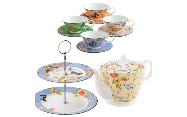 Aynsley Cottage Garden Afternoon Tea And Cake Set