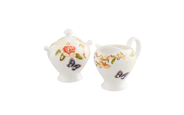 Aynsley Cottage Garden Cream & Sugar