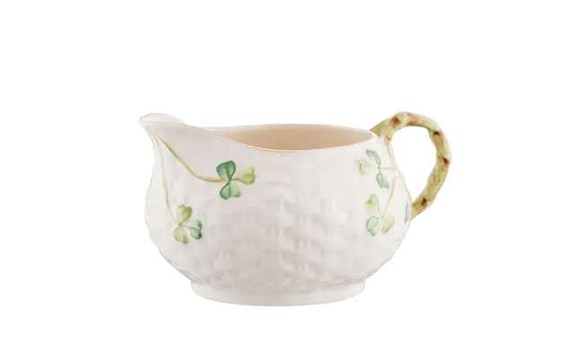 Belleek Classic 1880 - Gold Shamrock Cream Jug