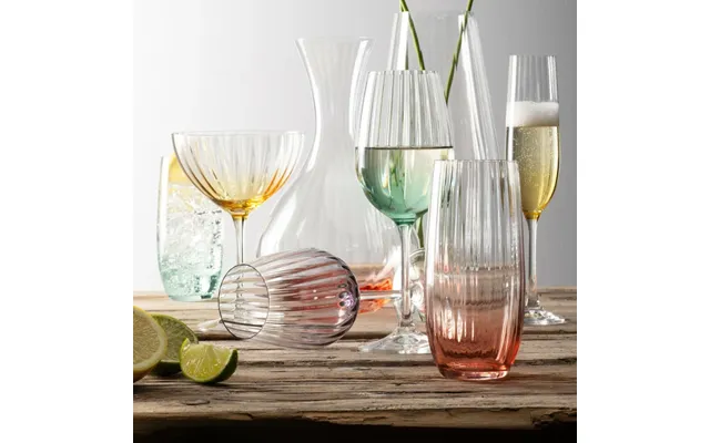 Galway Crystal Erne Glassware Set - Amber