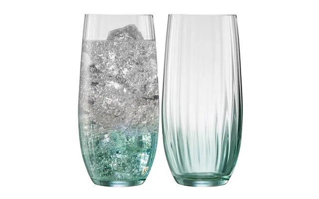 Galway Crystal Erne Hiball Set Of 2 In Aqua