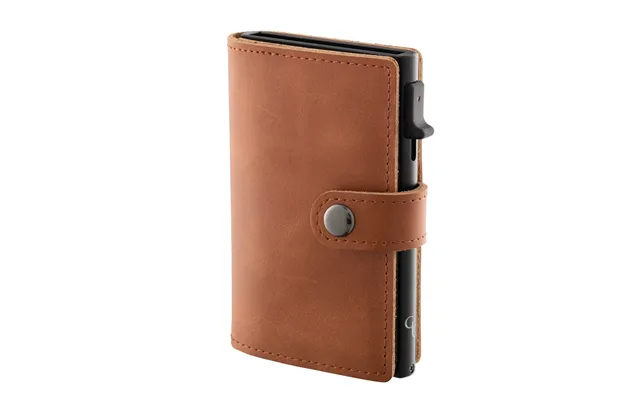 Galway Crystal Fashion Brown Leather Card Holder Wallet