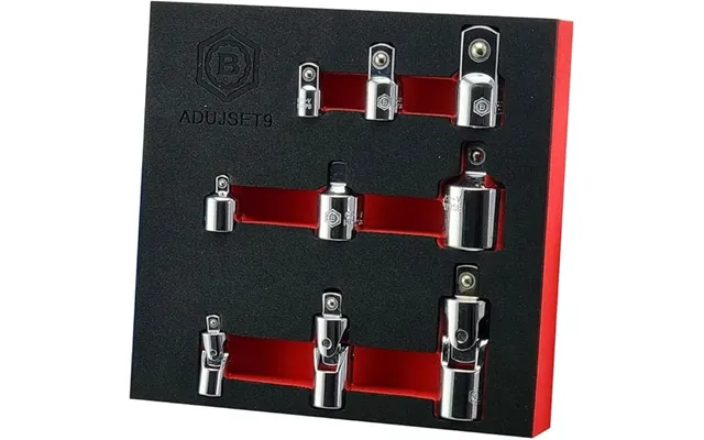 Socket Adapter & Joint Set - 6 Socket Sizes 1 4 -3 4