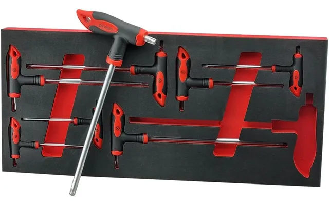 T-handle Torx Screwdriver Set With Soft Grip Handles - Tamperproof & Standard Bits