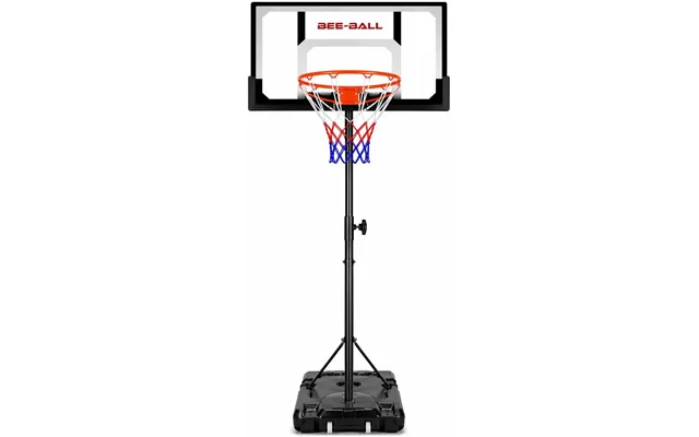 Bee-ball Adjustable Basketball Hoop & Stand 3.3 10ft Full Nba Height Outdoor System