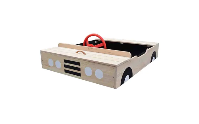 Car Shaped Wooden Sandpit