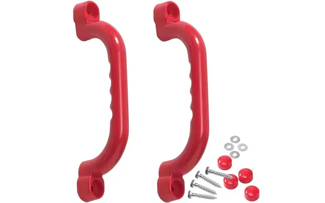 Colourful Climbing Handgrip Set For Children Red