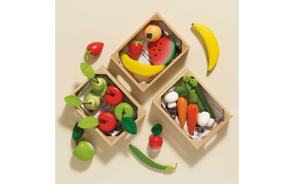 Fruit And Veg Market Crate Play Set