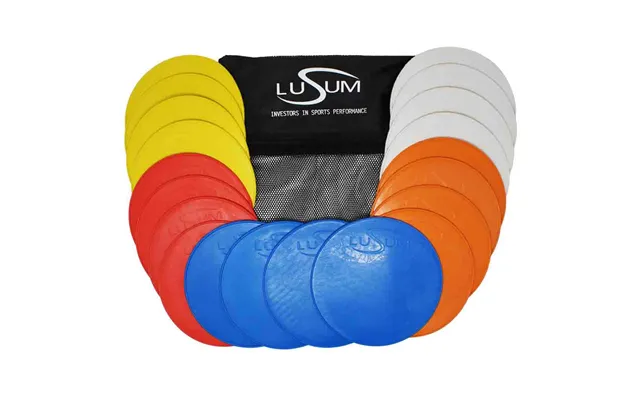 Lusum Flat Round Marker Spots - Indoor & Outdoor 20 Pack